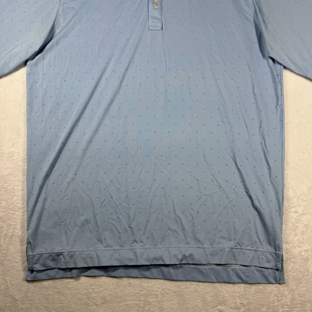 Footjoy Polo Performance Golf Polo Mens Size Large‎ Short Sleeve Polka Dot - Picture 4 of 14